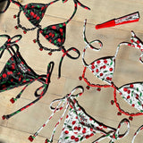 Disco Cherry (Black) - Full Bikini image 10