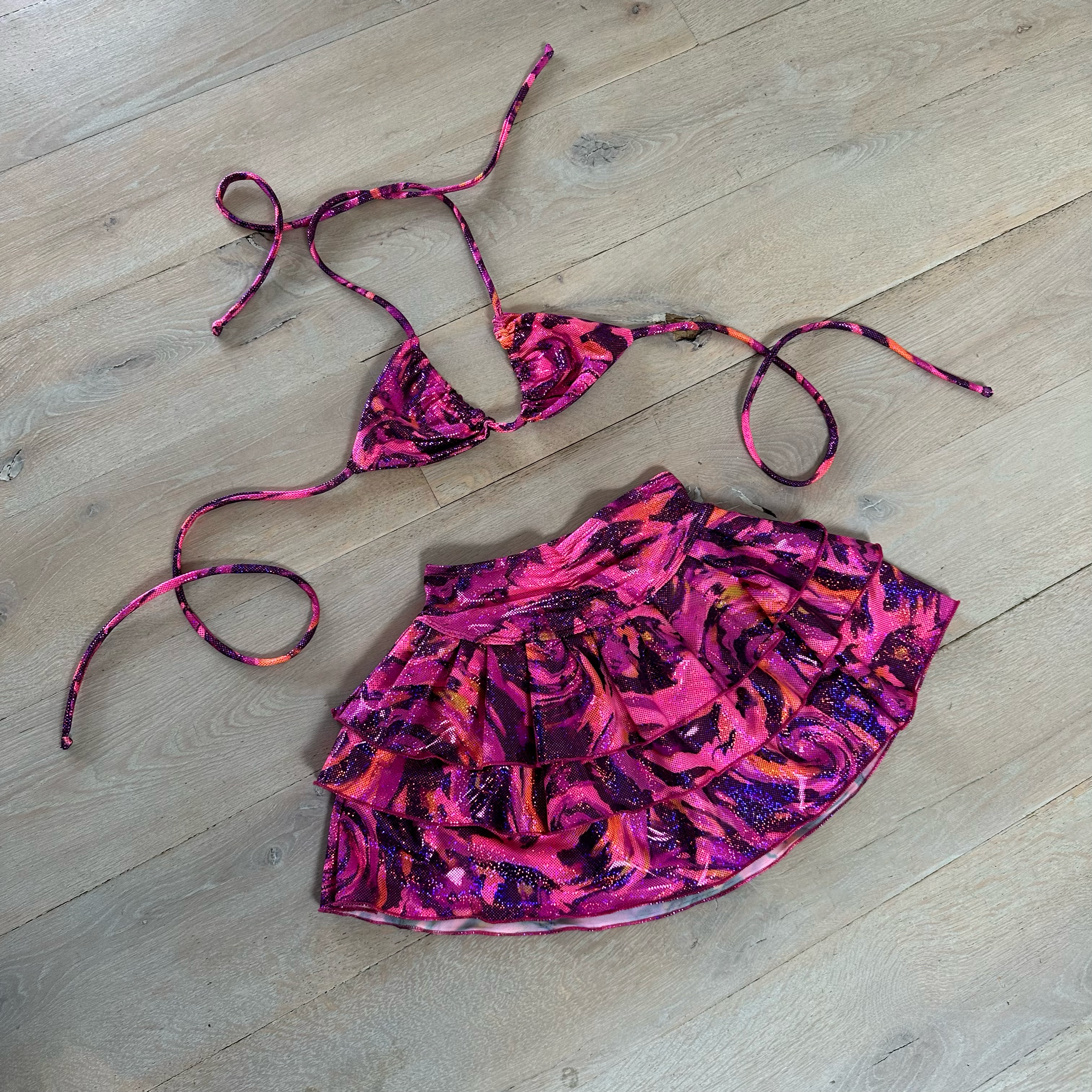 Vortex - Three layered mini skirt only image 7