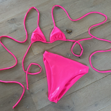 Bikini top & high waisted bottoms - Choose your colour image 4