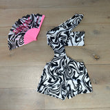 Monochrome Swirl - Unitard image 0