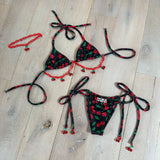 Disco Cherry (Black) - Full Bikini image 0