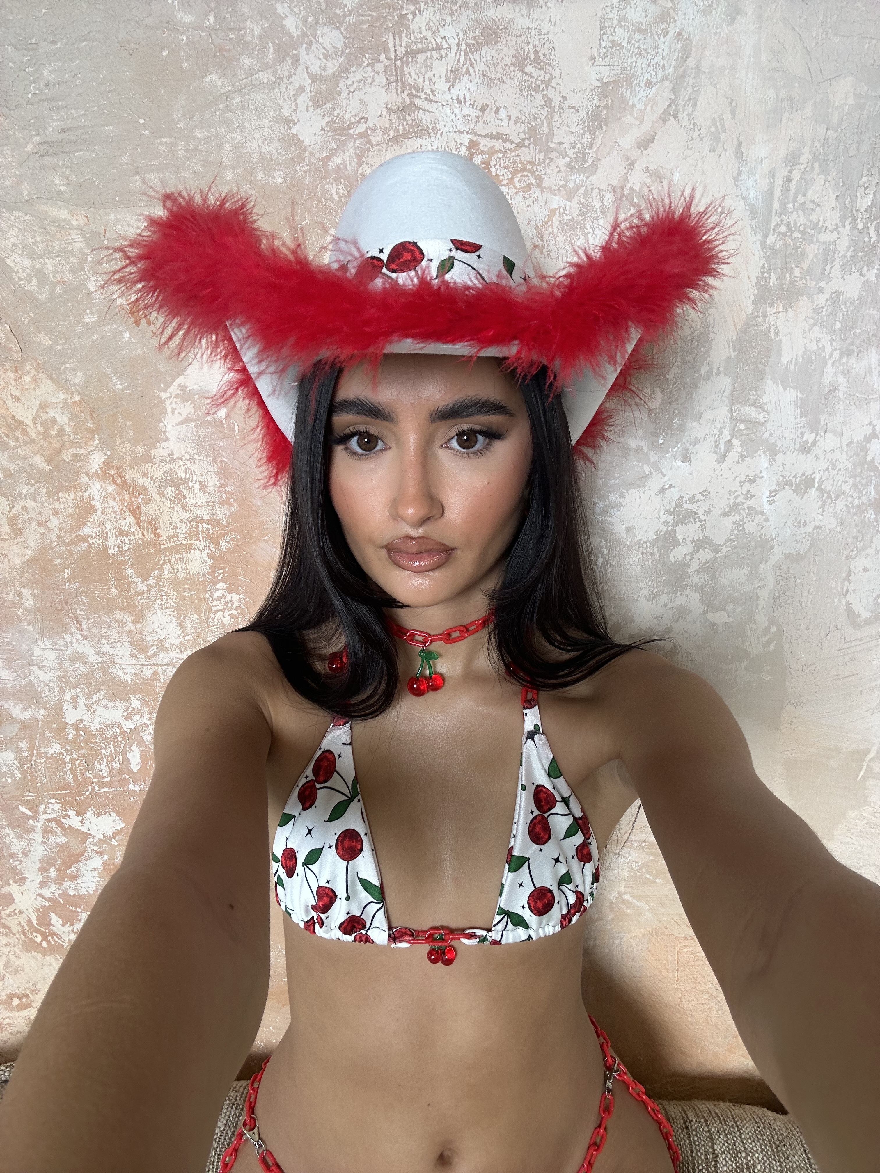 Cherry chain choker image 3