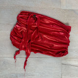 Metallic red - Bralet & micro mini skirt. image 6