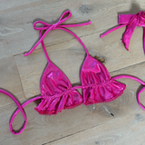 Metallic Pink - Bralet & Double layered skirt image 3