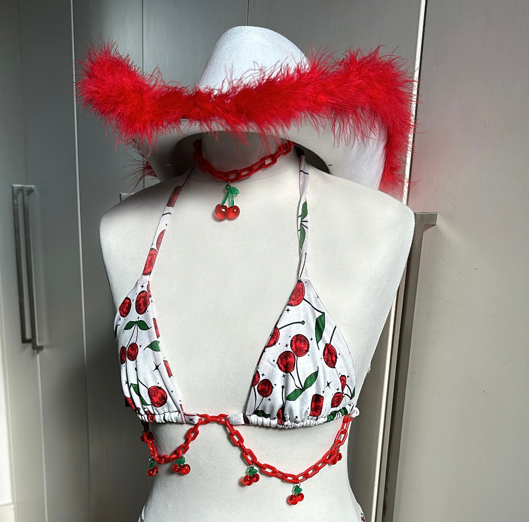 Cherry chain choker image 4
