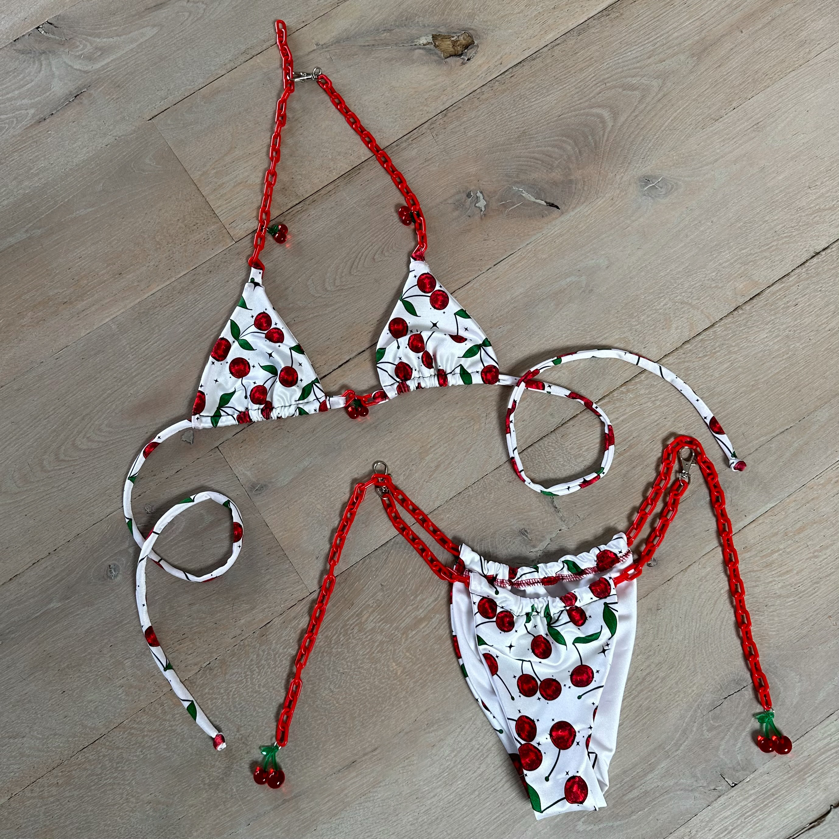 Disco Cherry - Bikini & Skirt image 1