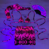 UV Pink Flame - Chain top &  bottoms  image 7