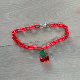 Cherry chain choker image 0