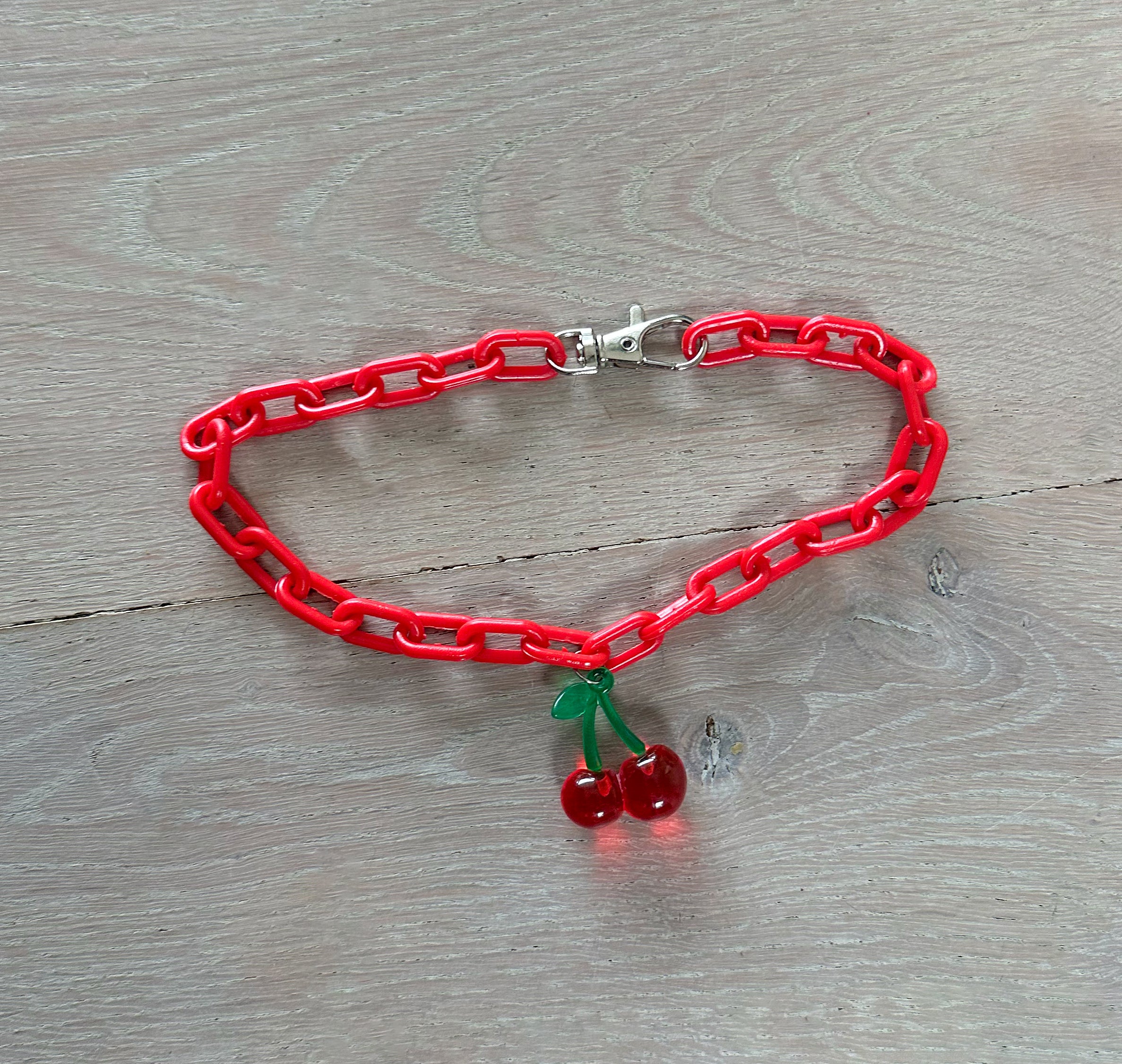 Cherry chain choker image 0