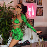 3 piece set - Neon tiger - (Choose your colour) image 3