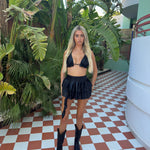 Metallic Black - Bralet & Skirt image 7
