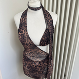 Leopard - Full set bikini & cover up dress bundle deal image 7