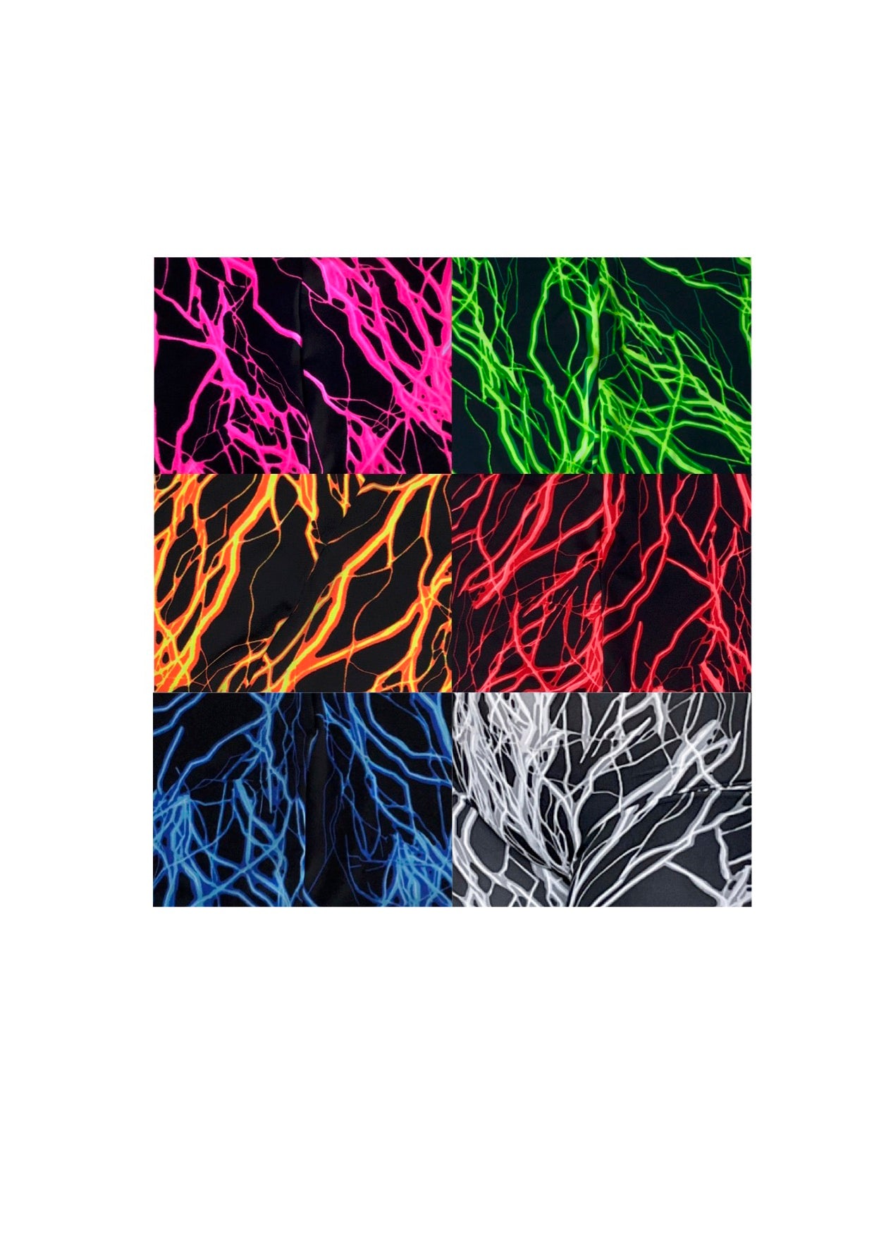 Full set, top, shorts & arm sleeves - Bolt (Choose your colour) image 3