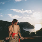 Red Leopard - Bikini top & skirt set image 3