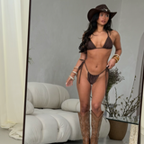 Chocolate Brown Bikini Set