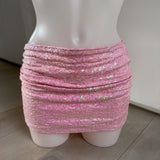 Baby Pink Sequin Skirt