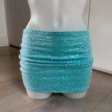 Mint Blue Mini Skirt