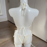 Cream Lace - Bikini Set