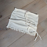 Cream Knit Skirt
