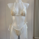 Cream Lace - Bikini Set