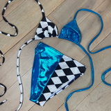 Clown Top & Bottom Set - Blue