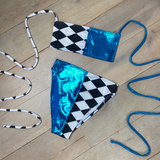 Clown Top & Bottom Set - Blue
