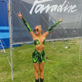 Full set, top, skirt & arm sleeves - Bolt (Choose your colour) image 2