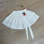 Broderie anglaise embroidered coord - with cherries image 4