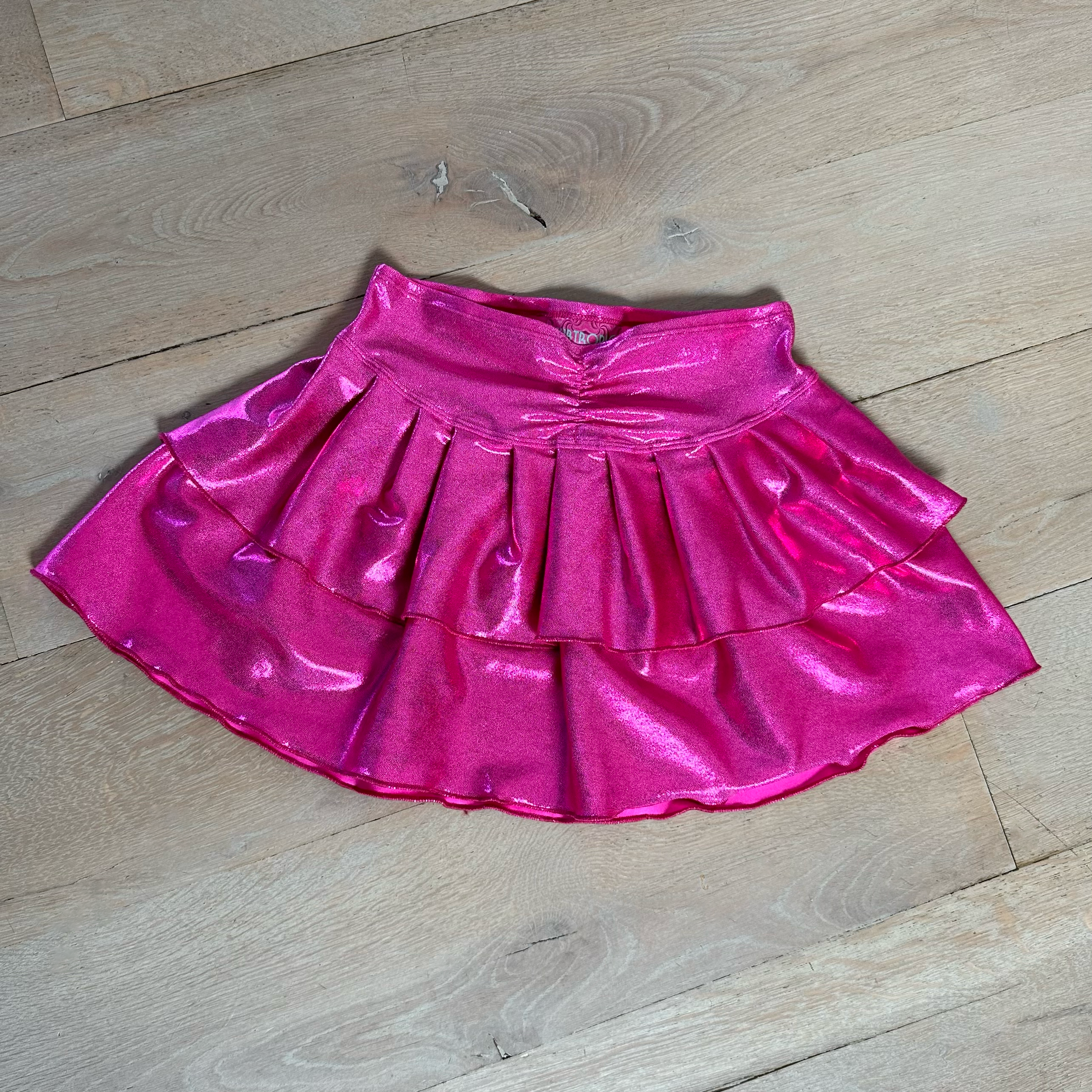 Metallic Pink - Double layered skirt image 0