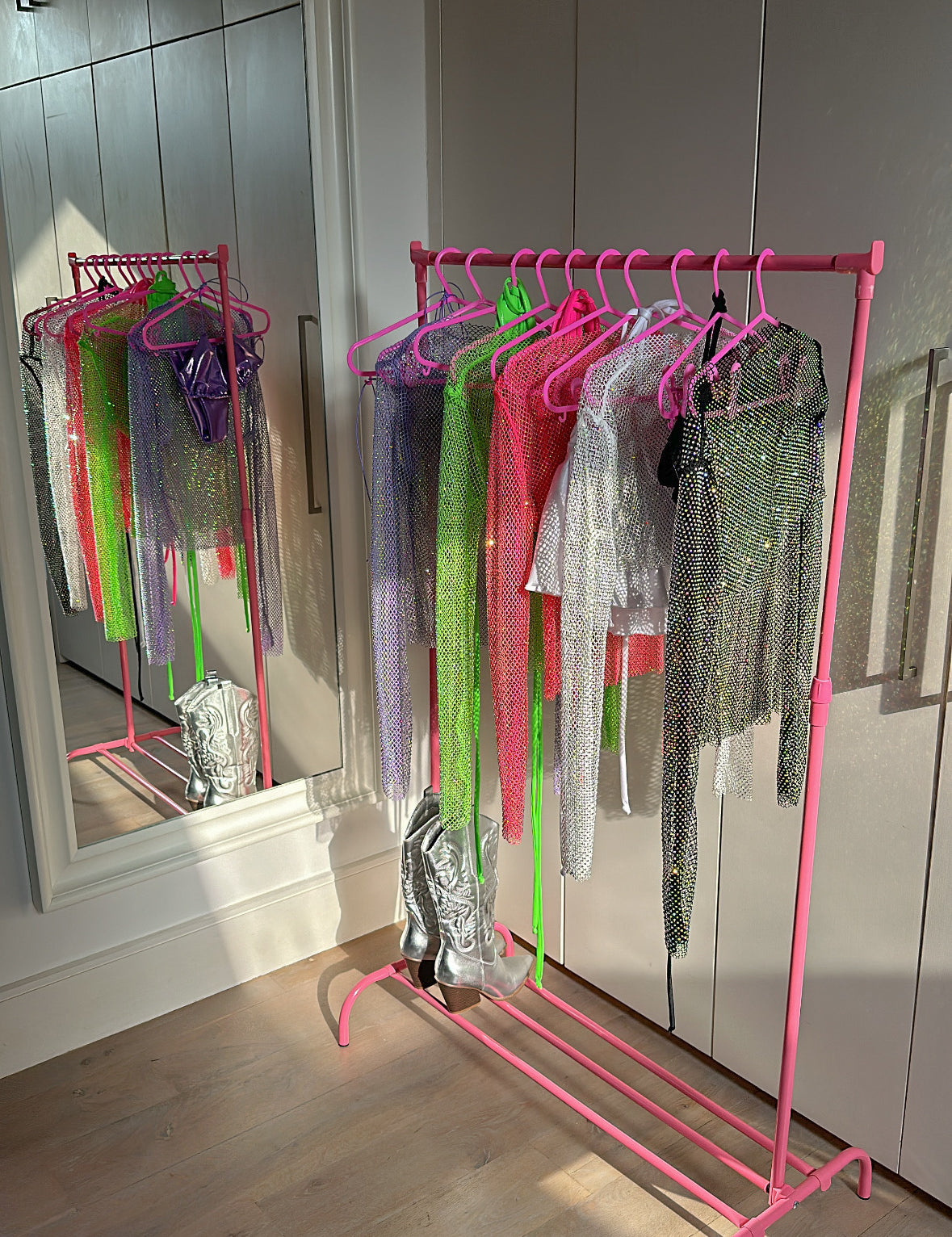 Rhinestone top & skirt bundle  - Choose your colour image 0