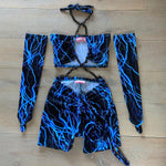 Full set, top, shorts & arm sleeves - Bolt (Choose your colour) image 2