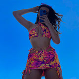 Bikini set & skirt - Tahitian (choose your colour) image 0