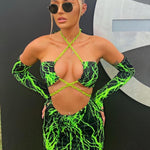 Full set, top, skirt & arm sleeves - Bolt (Choose your colour) image 0